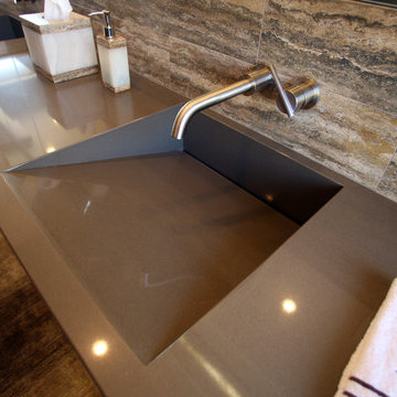 Integrated Quartz Countertop and Sink