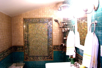 Tuscan bathroom photo in Boston