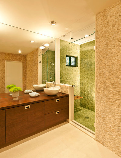 Modern Bathroom by Shambhalla Institute