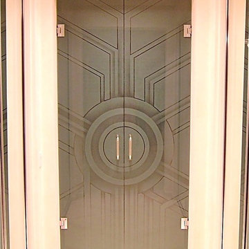 Interior Glass Doors with Obscure Frosted Glass Sun Odyssey 2D