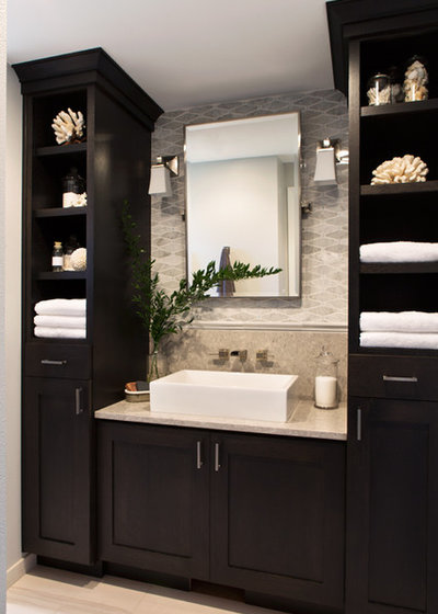 Transitional Bathroom by Nordby Design, Architecture & Interiors LLC