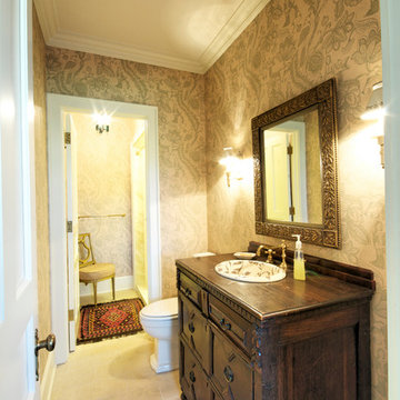 Intricately Decorated Bathroom