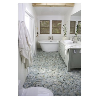 Island Stone Perfect Pebble Floor - Modern - Bathroom - Other - by ...