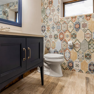 Italian Style Lower Level Bathroom