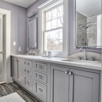 Jack & Jill Bathroom with Double Vanity
