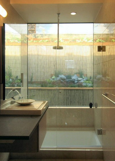 アジアン 浴室 by Mark Brand Architecture