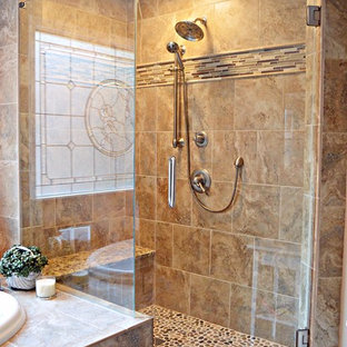 Johns Creek, GA - 2 Bathrooms and Fireplace Surround