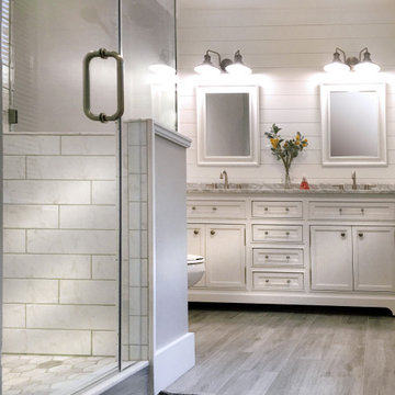 Justin and Kelley E. master bathroom by Victor Smith