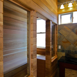 75+ Bäder mit Schieferfliesen und Sauna Ideen & Bilder - Februar 2021