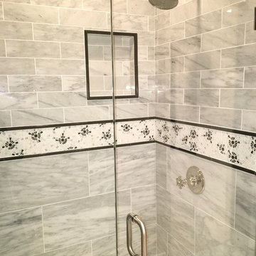 Walk-in Shower Mosaic Tile