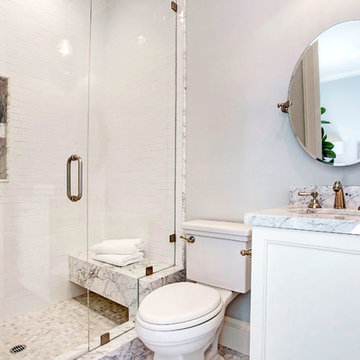 Kids Bathroom - Meticulously Detailed Cape Cod Home in Manhattan Beach, CA