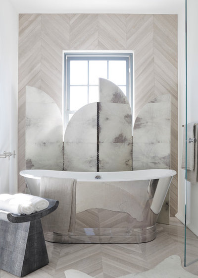 コンテンポラリー 浴室 by Melanie Turner Interiors