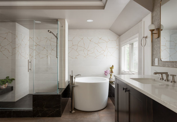 Transitional Bathroom by MLB Design Group