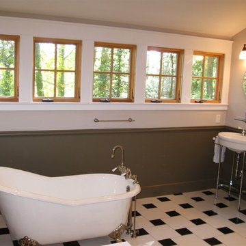Kirk's House Master Bath with Clawfoot Tub