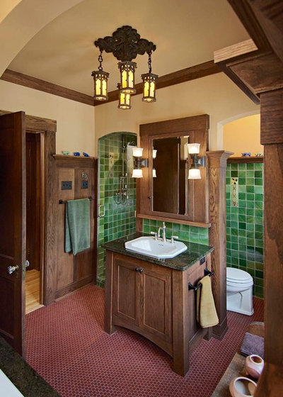 Craftsman Bathroom by Joseph Metzler