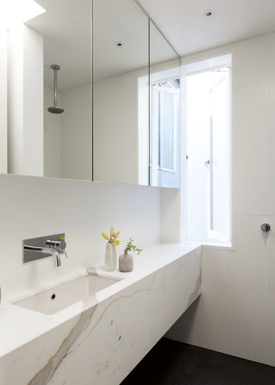 Contemporary Bathroom by Aileen Sage Architects