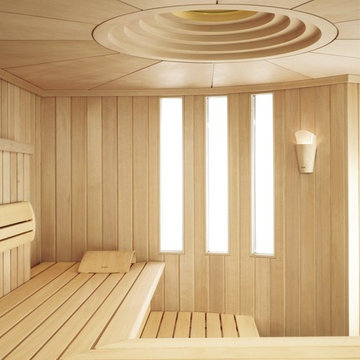 KLAFS "Charisma" Sauna Cabin Interior Detail