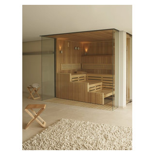 KLAFS "Premium Glass Front" Sauna Cabin - Minimalistisch - Badezimmer -  Austin - von Design For Leisure USA, LLC | Houzz