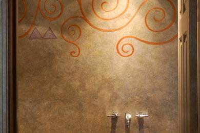 Klimt-inspired Powder Room