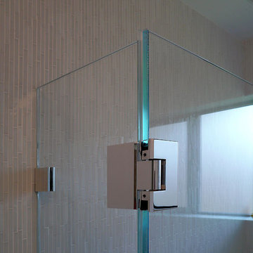 Klopf architecture - master shower tile and glass