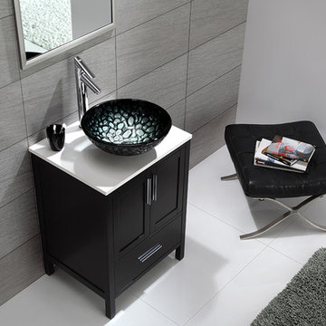 Kraus Kratos Glass Vessel Sink GV-397-19mm - Nature Series