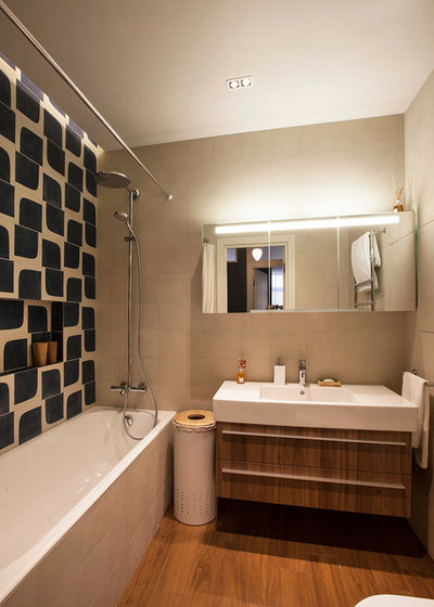 Современный Ванная комната by model_bananova