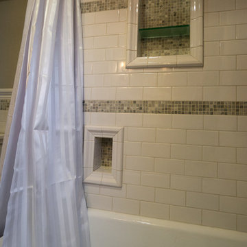 La Mesa Bathroom Remodel Mosaic Tile Niche