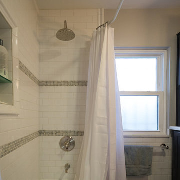 Shower/Bathtub Combo in La Mesa Bathroom Remodel