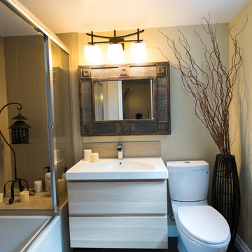 La Mesa Master Bathroom Remodel with Floating Vanity
