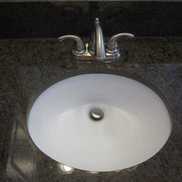 Labrador Antique Granite with White Ceramic Sink Plano, TX