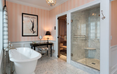 Room of the Day:  Master Bath Wears Its Elegance Lightly