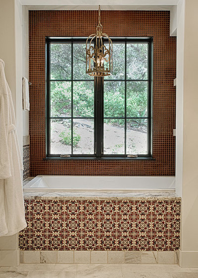 Mediterranean Bathroom by Rick O'Donnell Architect, LLC