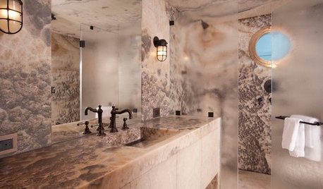 Give In to Your Wild Side With Exotic Granite and Onyx
