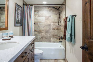 Design ideas for a medium sized traditional bathroom in Salt Lake City.