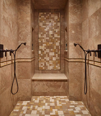 Mediterranean Bathroom by Gelotte Hommas Drivdahl Architecture