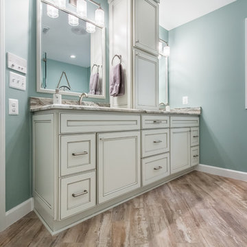 Large Master Bathroom with a Fresh Look