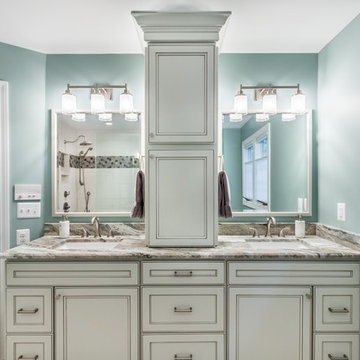 Large Master Bathroom with a Fresh Look