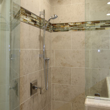 Large Tile Shower in Master Bath - Morgan Hill, CA