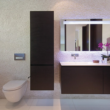 Laurel Way Beverly Hills modern guest bathroom design