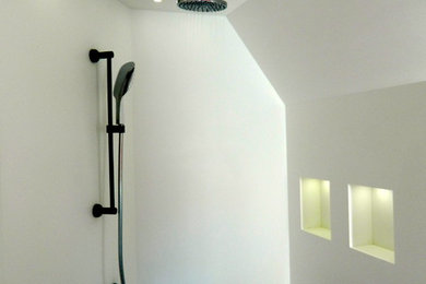 LED lit shower