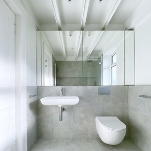 This is an example of a modern bathroom in Other.