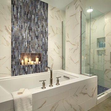 Light & Airy Modern Condo Master Bath