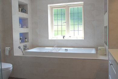 This is an example of a modern bathroom in Essex.