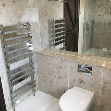 Limestone bathroom