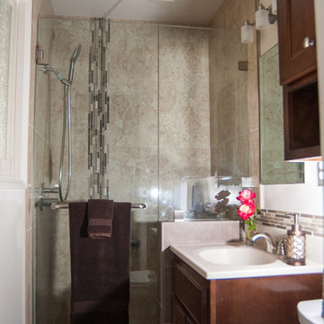 Linda Vista Bathroom Remodel with Earth Tones