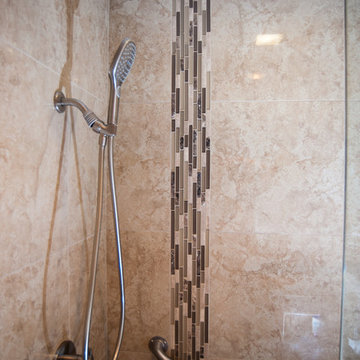 Linda Vista Bathroom Remodel with Brushed Nickel Fixtures