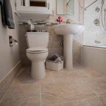 Linda Vista Bathroom Remodel with Tile Accents