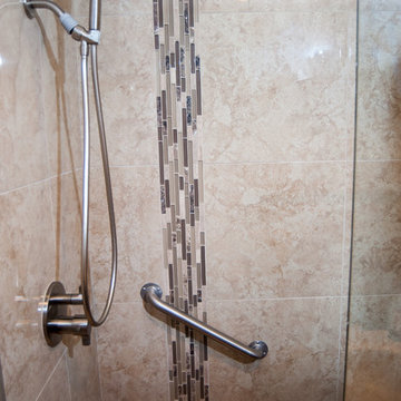 Linda Vista Bathroom Shower Remodel With Accent Tile