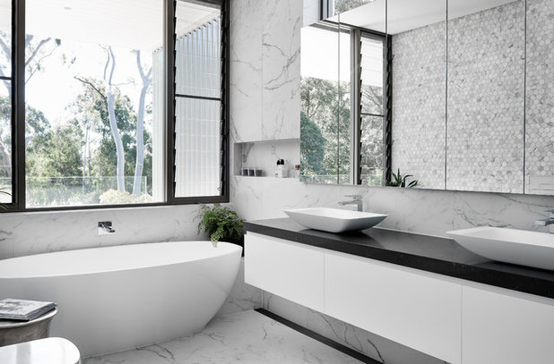 Contemporary Bathroom by Santamaria Design