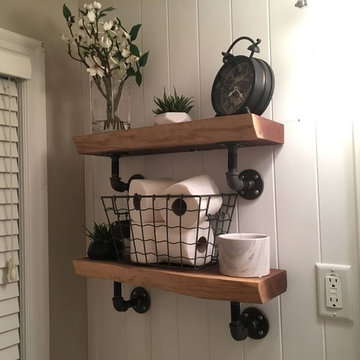 Live Edge Black Walnut Shelves